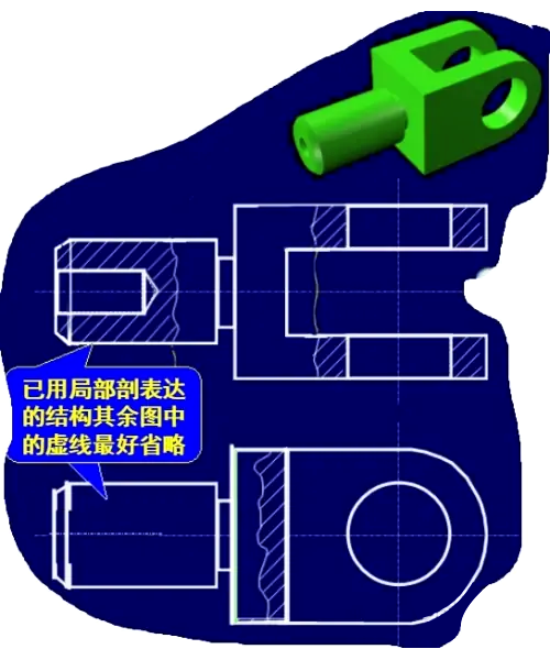 2.4 剖视图——局部剖视图